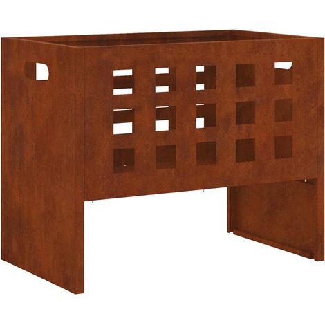 Braises brunes, acier 50 x 30 x 40 cm (1/5)