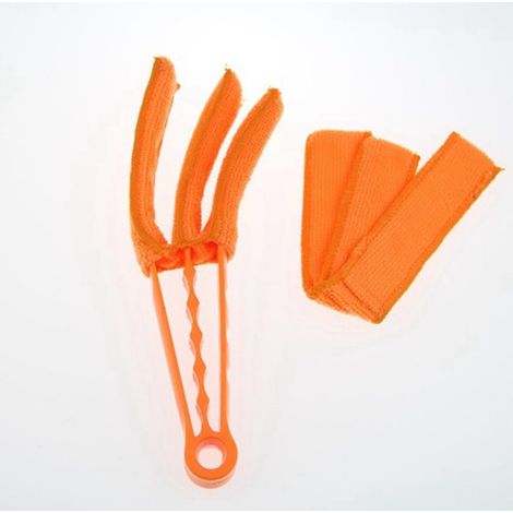 Nettoyant pour stores, volets de fenêtre, climatiseur, outil de dépoussiérage pour nettoyage à sec et humide (1/5)