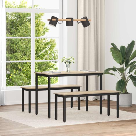 vidaXL panchina Sonoma 110 x 35 x 45 cm Legno multistrato
