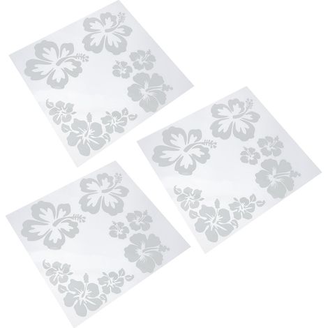 Flower Decals for Cars 3 Sets Decorative Car Body Decals