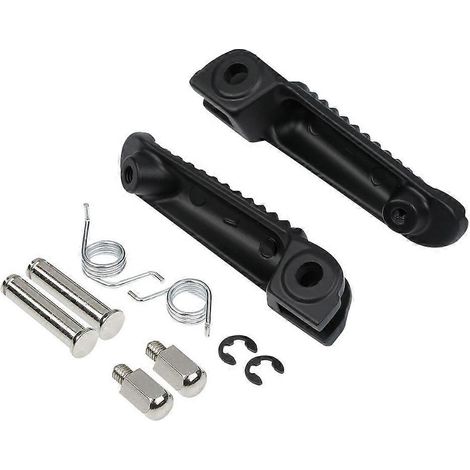 Repose-pieds avant pour moto Yamaha YZF R1 1992-2023, R6 1999-2012, R6S 2003-2008, 07 06 05 04, noir mat (1/5)