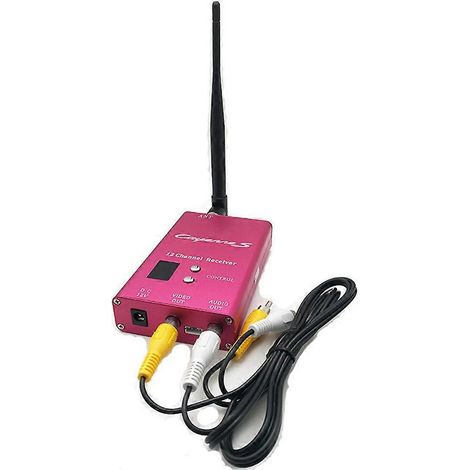 1,2-GHz-12-Kanal-VRX-FPV-Funkvideoempfänger, verbesserte Version, Ausrüstung für Videoübertragung über große Entfernungen (1/5)