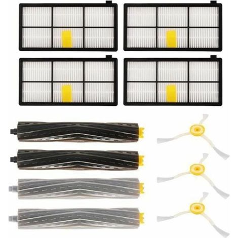 12PCS Accessoire iRobot Kit de Remplacement Accessoires pour iRobot Roomba 800-900 Series, 880-860-870-871-980-990 Robots (1/3)