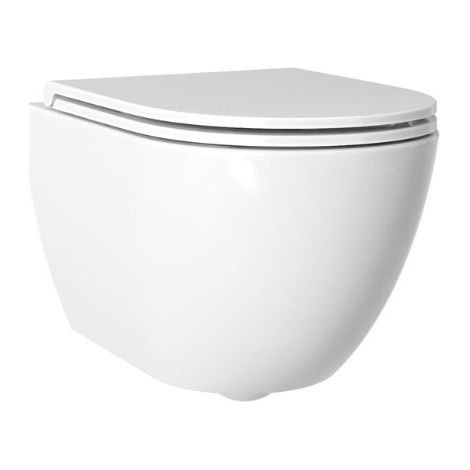 WC Azzurra Comoda Sospeso Senza Brida 54x36 bianco