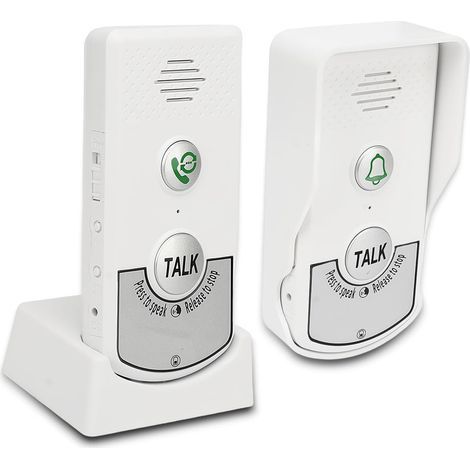 1 Interphone Sans Fil 1000m Puce Intelligente Sonnette Portée Étendue Maisons Villas (1/5)