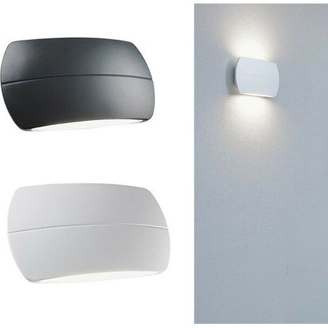 Lampada applique pillow stile moderno 5w+5w led 4000k luce naturale sovil 99133/02 (1/5)