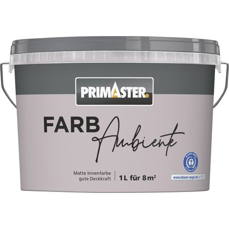 Primaster Farbambiente Wandfarbe matt fliederlila 1 L Innen