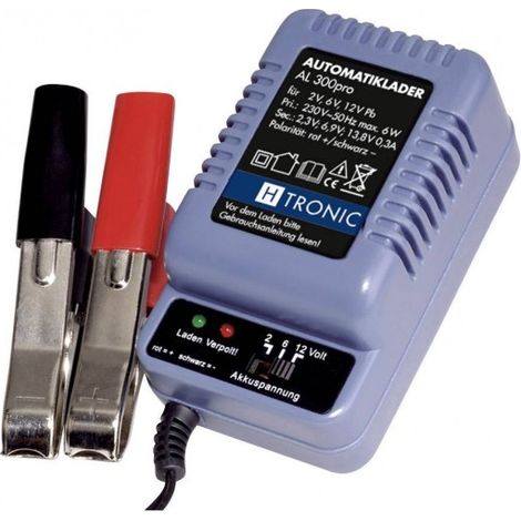 Chargeur pour batterie - H-Tronic - AL-300 PRO - 2V, 6V, 12V - Universel - Électrique