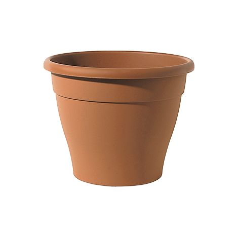 Vaso tondo in resina da esterno per piante e fiori Minerva Telcom - 56xH70 cm (1/4)