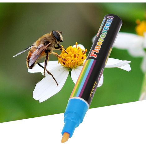 Queen Bee Farbmarker, Imker-Markierungswerkzeug, hochwertiger Kunststoffstift, 8 Farben (blau) (1/5)