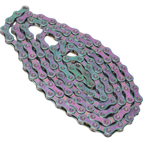 Chaîne de Vélo 11 Vitesses avec Maillon Rapide Coloré pour VTT et Vélo de Route (1/5)