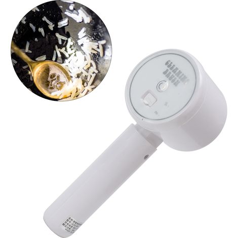 Brosse de nettoyage électrique multifonctionnelle sans fil blanche à main (1/5)