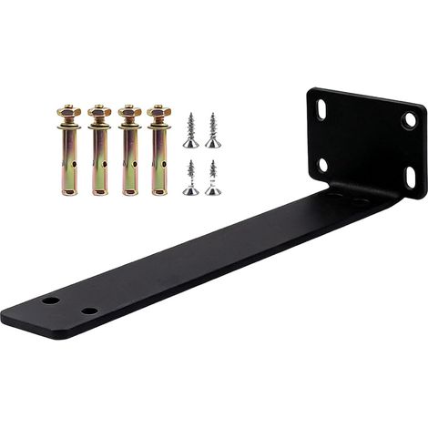 Supports d'étagère suspendus en acier durable de type T peu encombrant pour les maisons modernes et les espaces commerciaux invisibles de type T (1/4)