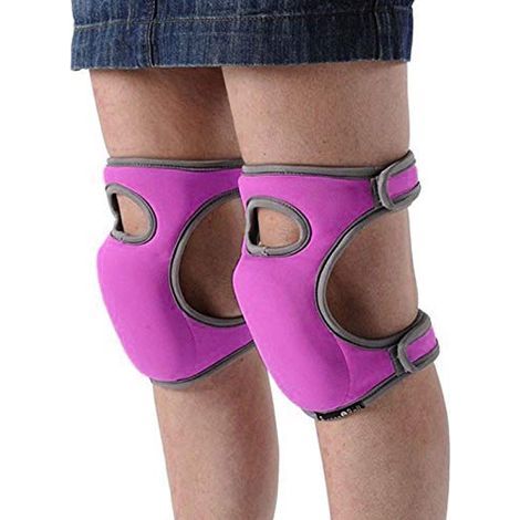 pair of soft foam gardening knee pads with double straps for garden cleaning, floor cleaning. (1/5)