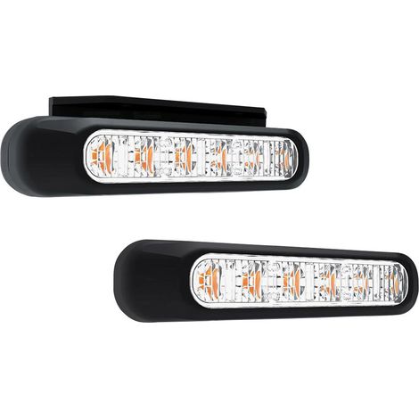 Fristom Frontblitzer / Straßenräumer FT-200 LED 95200 12 V, 24 V, 36 V über Bordnetz Einbau Orange (1/2)