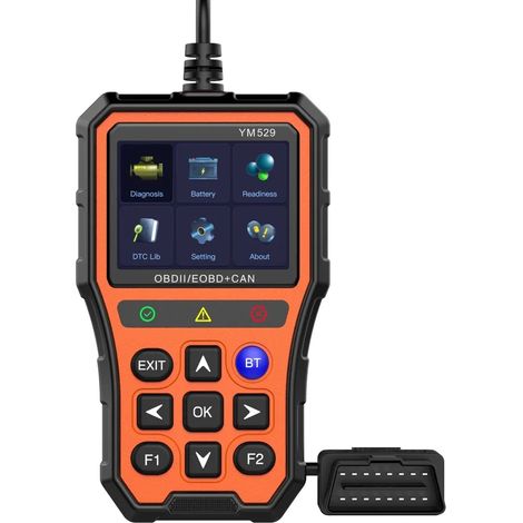 (Orange) OBD, scanner, outil de diagnostic automobile, détecteur de pannes moteur, diagnostic automatique en un clic (1/5)