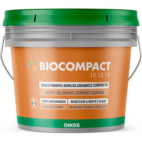 Rivestimento acrilsilossanico Oikos Biocompact 10 lt. 4 CC Special (1/5)