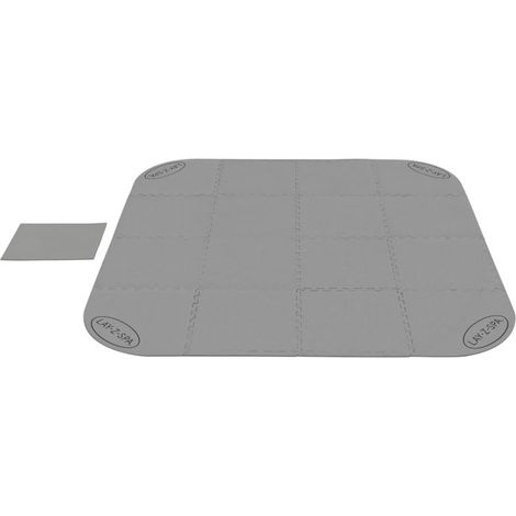 Bestway Tapis de sol Lay-Z-Spa carré ou rond 196 x 196 cm
