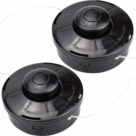 Testina per decespugliatore – Universale – A6481 – Confezione da 2 – Nylon – M10 x 1,25 (1/4)