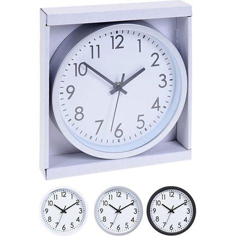 Horloge murale blanc couleurs assorties ø20cm x 3,8cm (1/2)