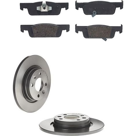 KIT FRENI ANTERIORI compatibile con SMART FORTWO CABRIOLET (453) - DISCHI + PASTIGLIE OEM: P 50 137 , P 68 059 / 17619 , 18316 /SOSTITUZIONE DIRETTA/BASSA POLVERE/SILENZIOSO (1/5)