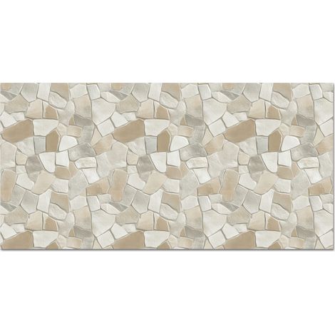 SALPICADERO DE COCINA Mosaico - Piedras - Beige 60x30 cm (1/3)