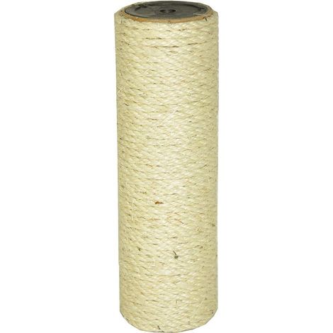 Sisalpfosten 21 cm, 2 M10-Gewinde, für Katzenbaum, Möbelschutz (1/4)