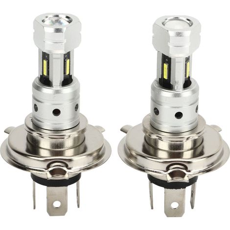 Lot de 2 ampoules LED H4 100 W pour phares de moto, éclairage 360°, puce CSP ultra-lumineuse, économie d'énergie, compatibles Suzuki, lumière blanche 6000 K (1/5)