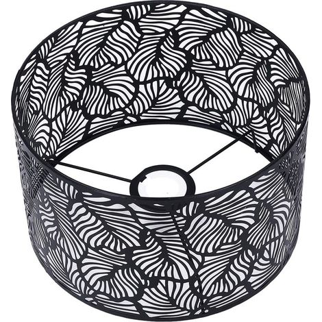 Abat-jour moderne en fer 25 cm Hauteur 16 cm Diffusion douce de lumière Compatible E14 et E27 Installation facile (1/5)