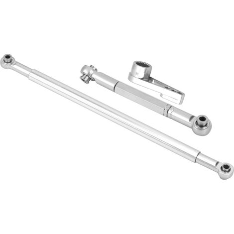 Bras de direction en aluminium pour RC 1/12, tige de liaison argentée MN86K, pièces de suspension pour voiture télécommandée