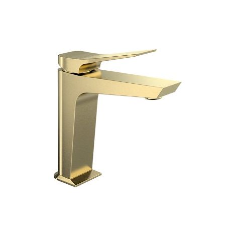 Grifo monomando PRISMA - RAMÓN SOLER  Acabado: Oro cepillado (1/2)