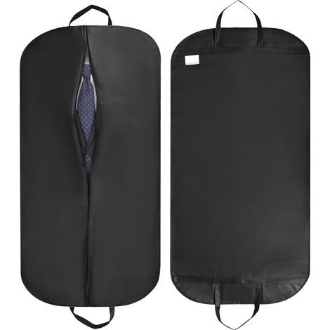 Fundas para ropa, 2 unidades, 60 x 100 cm, funda para traje, funda de viaje plegable a prueba de polvo, funda protectora. (1/5)