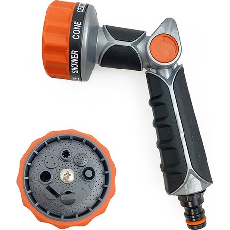Pistola de riego profesional de 8 posiciones