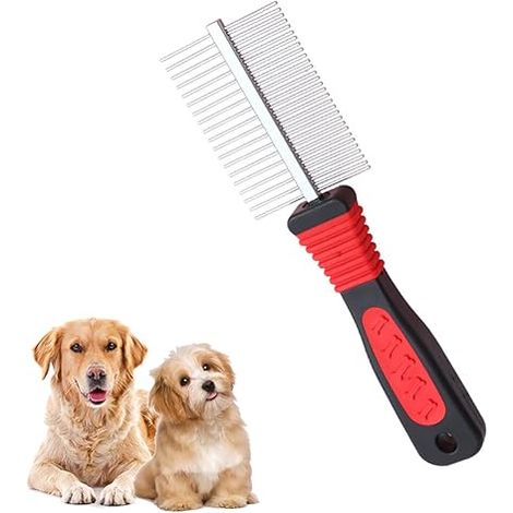Peigne pour animaux, brosse professionnelle d'épilation pour chats et chiens, double face-AquaForge (1/5)