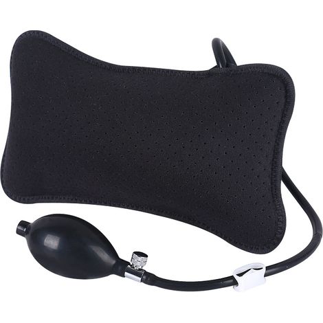 Coussin lombaire gonflable pour voiture, coussin de soutien lombaire, coussin de dos ergonomique, coussin lombaire, pour sièges de voiture, chaises de bureau, fauteuils roulants, chaises de bureau (1/5)