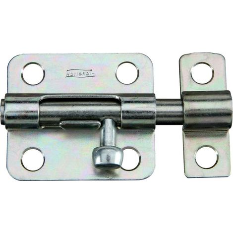 Boulon à barillet N151-449, plaqué zinc, 5,3 cm