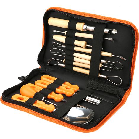 Ensemble de couteaux à sculpter manuels pour citrouilles d'Halloween (1/5)