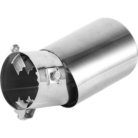 Embout décoratif universel rond en acier inoxydable pour pot d'échappement automobile (1/5)