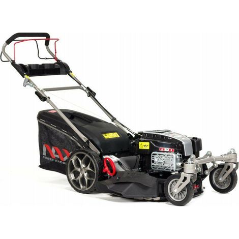 750EX NAX5001S Tosaerba a benzina a trazione Nax da 56 cm, attrezzatura da giardino, potente motore Briggs & Stratton, taglio preciso, struttura robusta, colore nero
