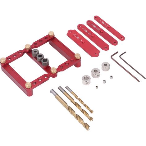 Positionierer für Holzbearbeitungsbohrer aus Aluminiumlegierung mit Zentrierlehre (1/5)