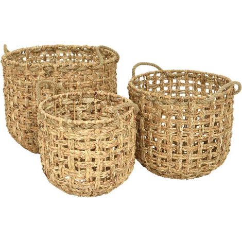 Cesta in corda intrecciata 40 x 34