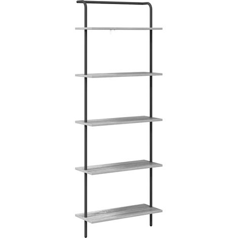 Maison Exclusive - Bücherregal Graues Sonoma 60 x 24 x 168 cm Hol
