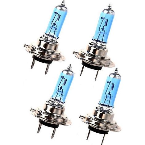 Kit de 4 ampoules LED pour voiture H7 6000K, type halogène xénon, 100 W, 24 V, éclairage blanc ultra-brillant. (1/4)
