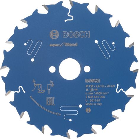 Bosch HM-Sägeblatt 130x2,4x20 Z16 2608644005 Expert for Wood, für Handkreissägen (1/5)
