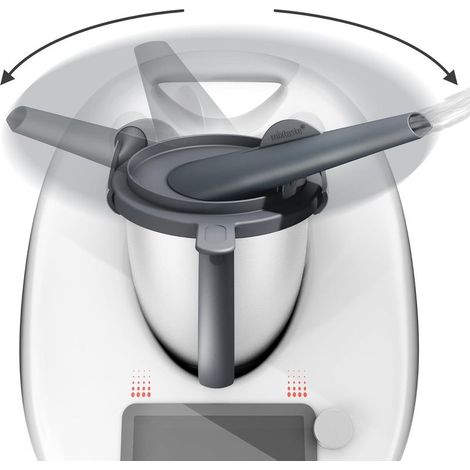 Conducteur de vapeur compatible avec Thermomix TM5, TM6, TM Friend, avec protection contre le débordement de la vapeur, accessoire de cheminée, protection de meubles, hotte aspirante (1/3)
