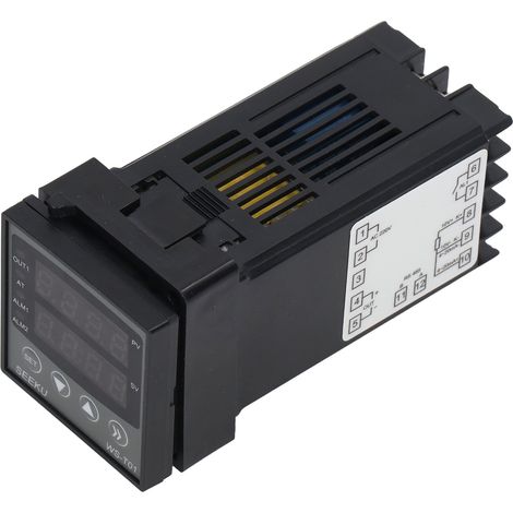 Régulateur de température PID à affichage numérique, boîtier ABS, contrôle intelligent de la température, alimentation CC 24 V (1/5)