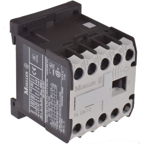 Contacteur de puissance 3p+1F 4kW/400V/AC3 000051783 EATON DILEM-10(110V50HZ,120V60HZ)
