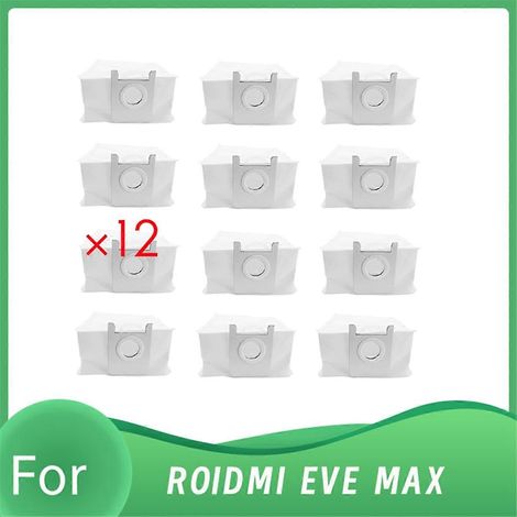 12 Beutel für den ROIDMI EVE MAX Saugroboter mit automatischer Entleerung. Die Beutel sind auf Langlebigkeit und Leistung ausgelegt. – AquaForge (1/5)
