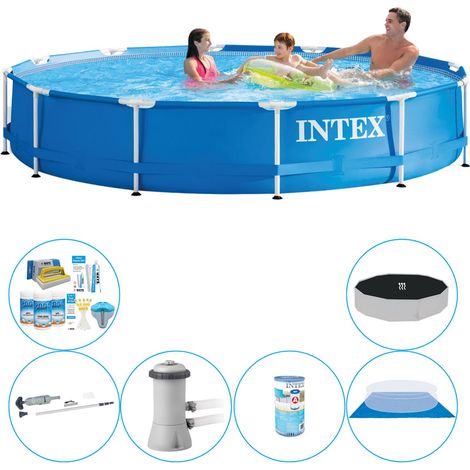 Frame Pool Rund - 366x76 cm - 6-teilig  S20483 (1/4)