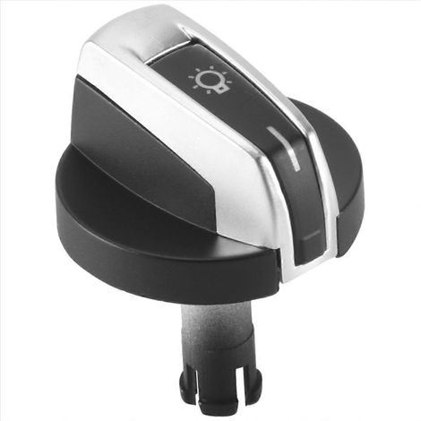 pieza de botones de perilla de interruptor de faros para BMW Serie 5/7 X3 X4 F01 F02 F03 F10 F18 F07 F06 F25 F26（）